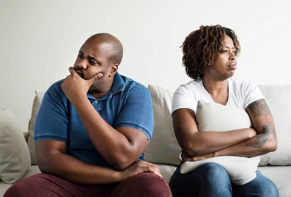 Couple en procédure de divorce nécessitant une expertise immobilière